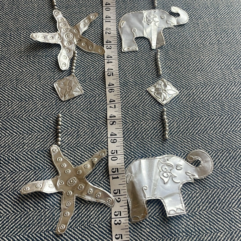 Hanging elephant decor